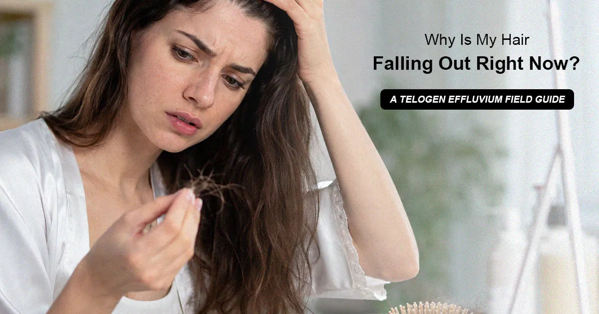 Why Is My Hair Falling Out Right Now? A Telogen Effluvium Field Guide