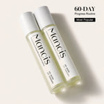 Two bottles of Mancis Rosemary Leave-In Scalp Roller Serum